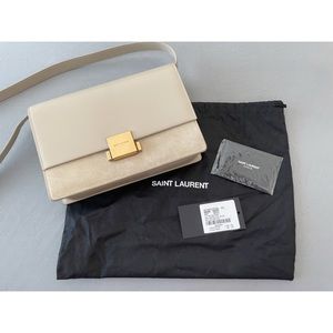 Saint Laurent Bellechasse Leather Crossbody Bag